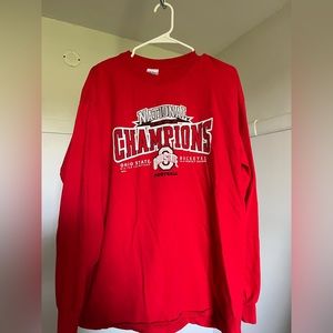 2002 Ohio State Football National Champions long sleeve